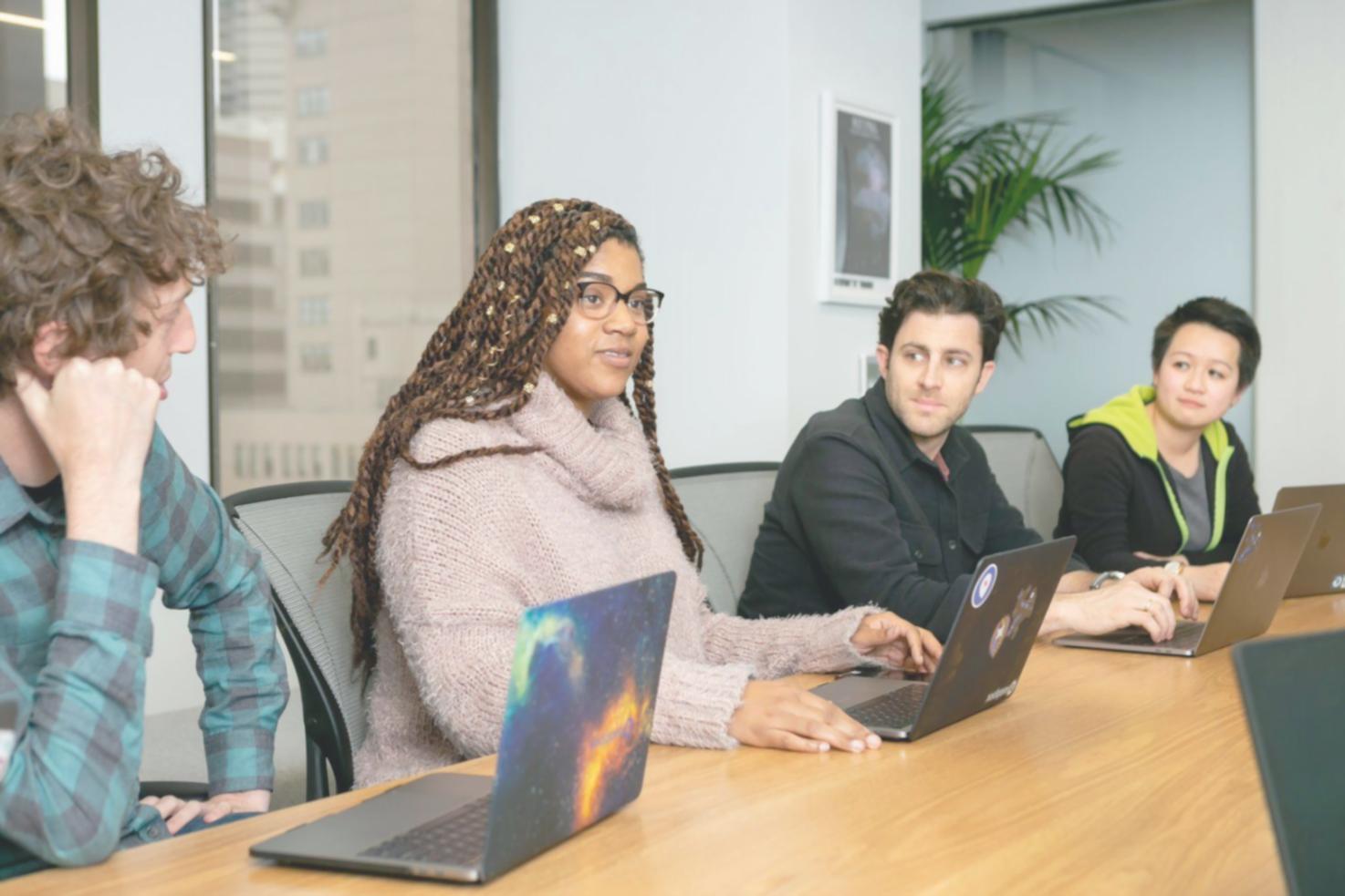 Modern financial technology workspace showcasing innovative planning tools
